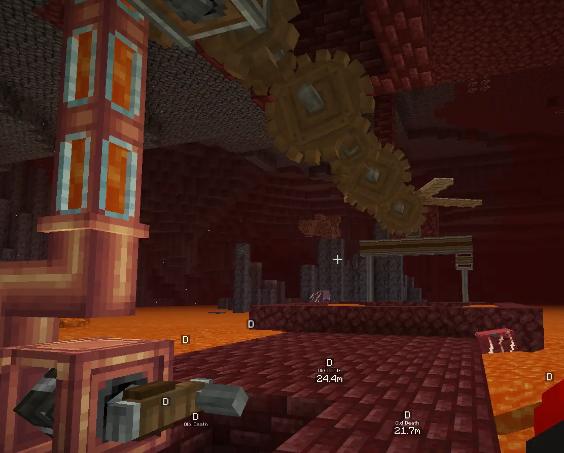 energy generator and lava pumping system in the nether